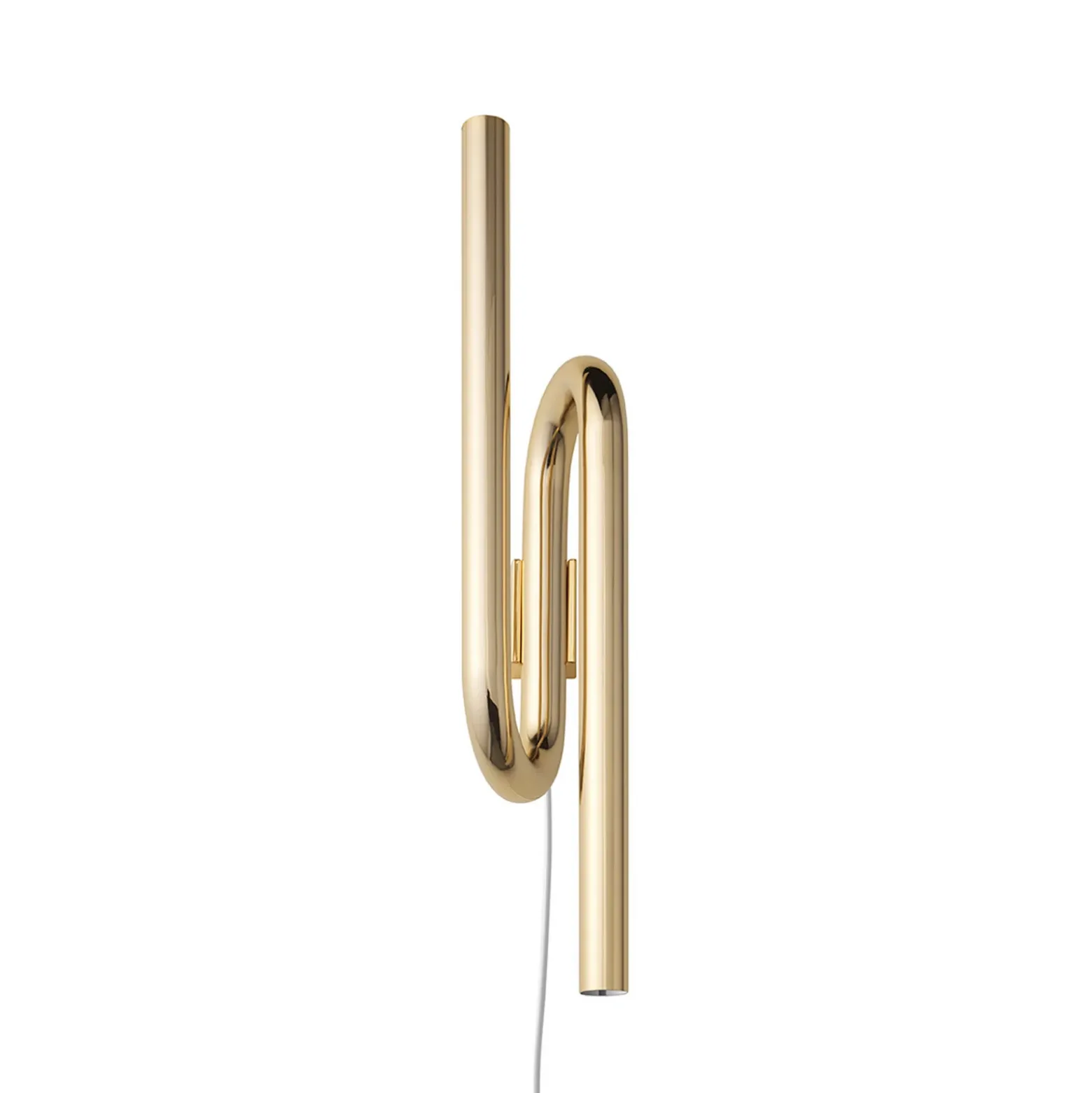 Aplique de pared LED Tobia de Foscarini con cable dorado