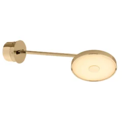 Aplique de pared LED UMAGE Asteria LONG HW, latón pulido, 45 cm