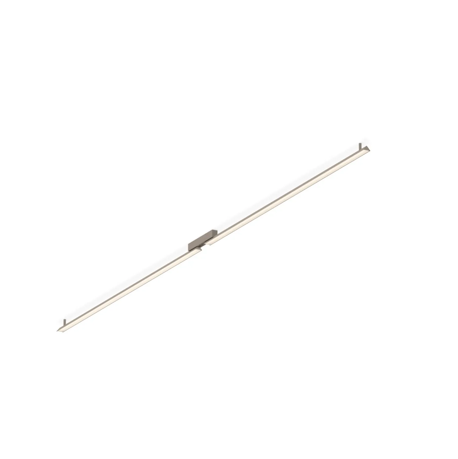 Aplique de pared LED Vibia SPA, longitud 413 cm, beige, IP44 2700 K