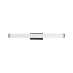 Aplique de pared LED VINA S, negro, ancho 40 cm, IP44, CCT