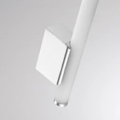 Aplique de pared LED VINA UP M, color cromo, altura 60 cm, IP44 CCT
