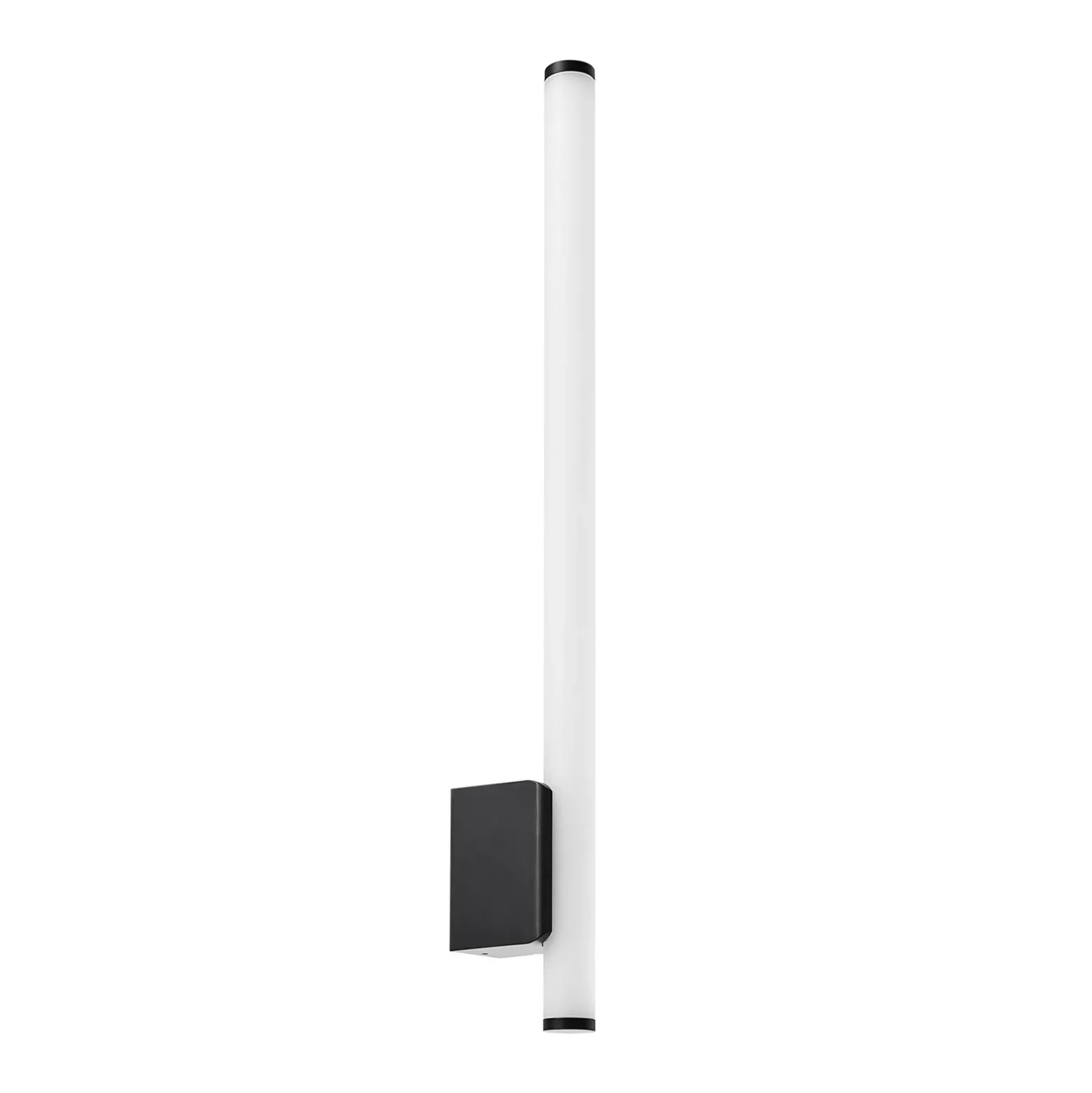 Aplique de pared LED VINA UP M, negro, altura 60 cm, IP44, CCT