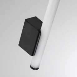 Aplique de pared LED VINA UP S, negro, altura 40 cm, IP44, CCT