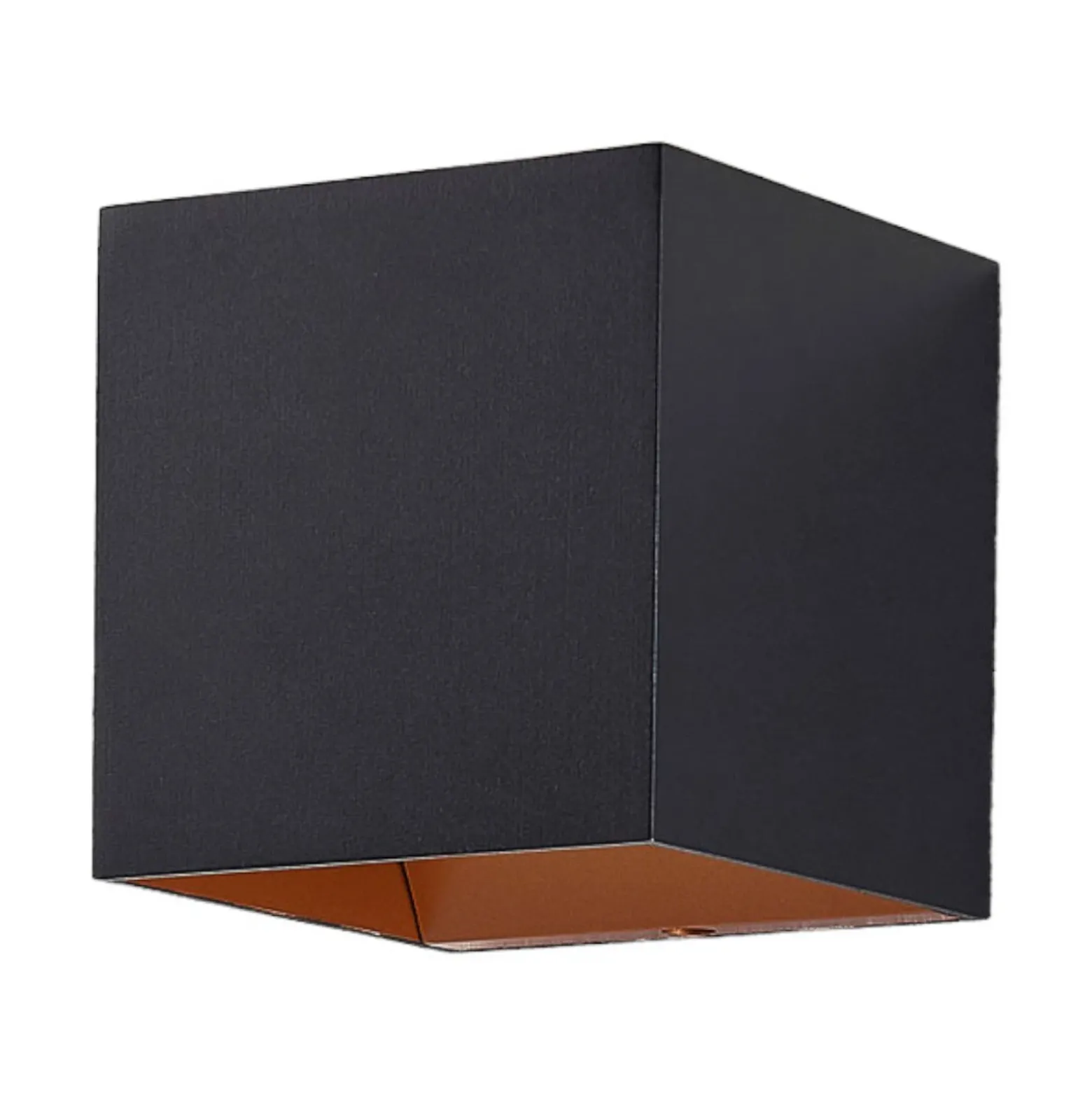 Aplique de pared LED Zuzana de Arcchio, angular, negro, 10 cm de ancho