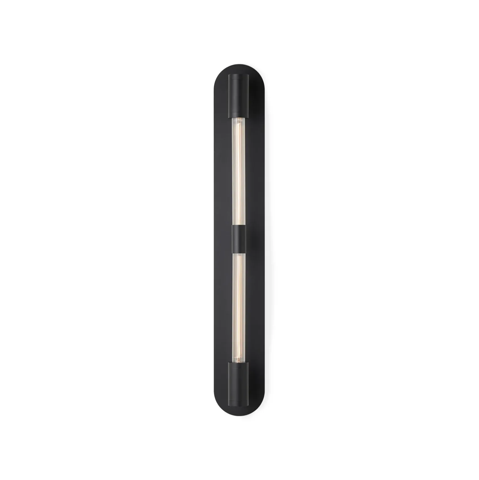 Aplique de pared Liberty Double, negro, 2 luces, altura 83 cm
