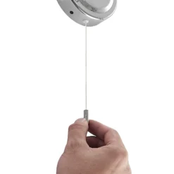 Aplique de pared Lindby Alimari, cromo