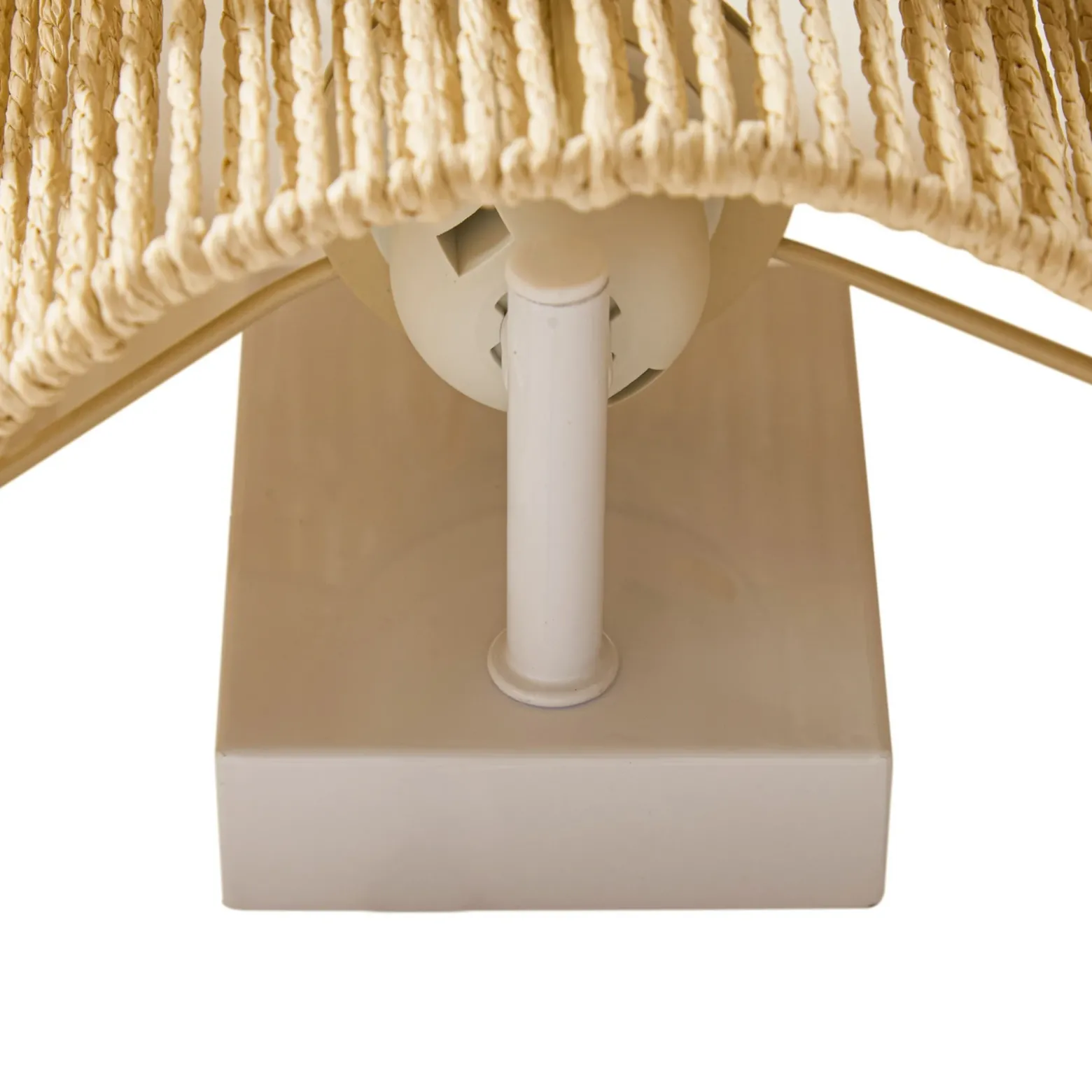Aplique de pared Lindby Anuva, color natural, papel, altura 25 cm