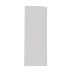 Aplique de pared Lindby Colja, redondo, altura 16 cm, escayola, blanco
