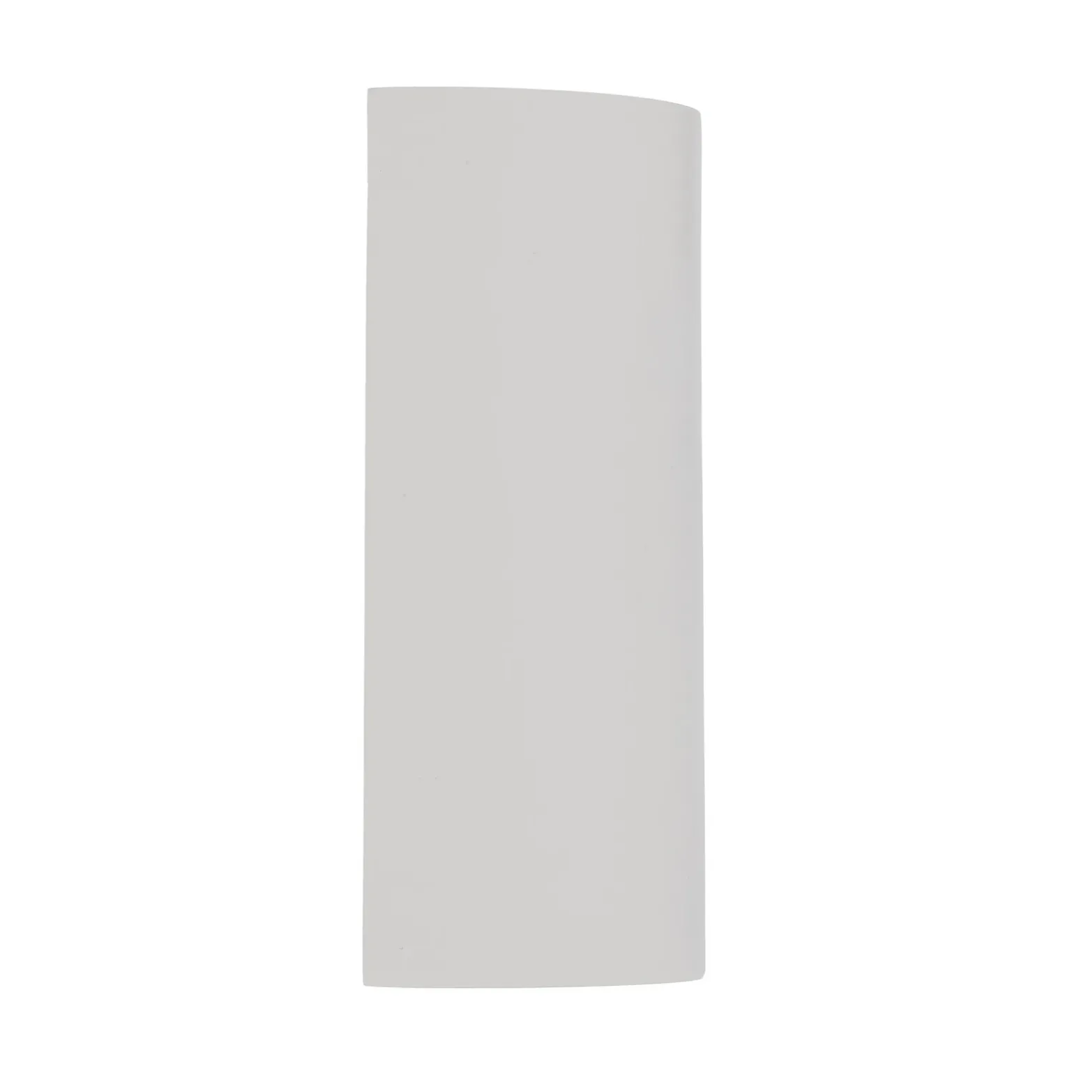 Aplique de pared Lindby Colja, redondo, altura 16 cm, escayola, blanco