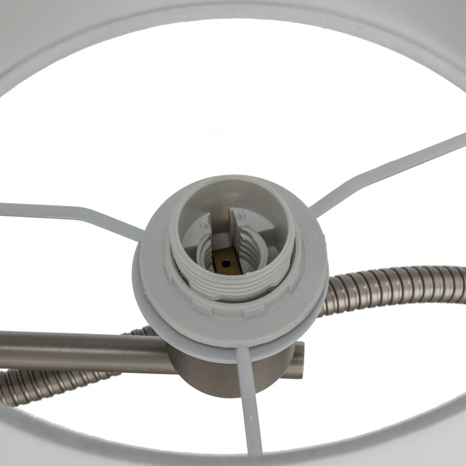 Aplique de pared Lindby Florens, níquel, lámpara de lectura LED, 23,5 cm