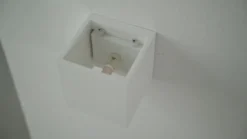 Aplique de pared Lindby Freja, blanco, escayola, G9