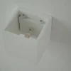 Aplique de pared Lindby Freja, blanco, escayola, G9