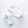 Aplique de pared Lindby Heiko, 20cm, set de 2, arriba/abajo, escayola, blanco