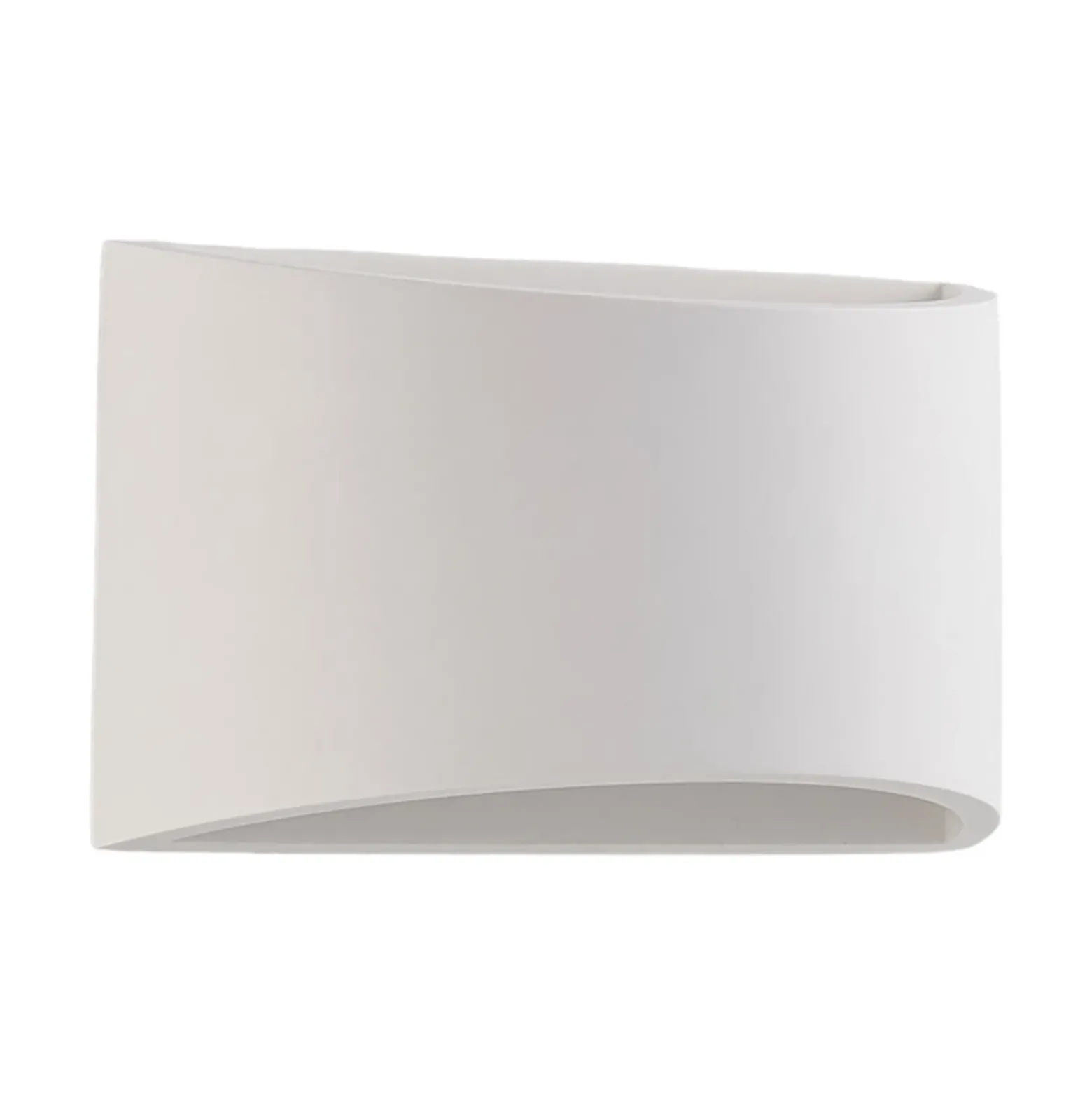 Aplique de pared Lindby Heiko, set de 3, arriba/abajo, escayola, blanco