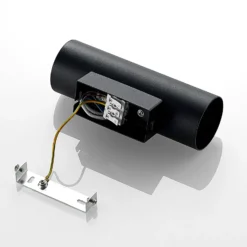 Aplique de pared Lindby Joffrey, 18 cm, negro, arriba/abajo, GU10
