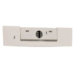 Aplique de pared Lindby Konstantin, ancho 30 cm, blanco, escayola, E14