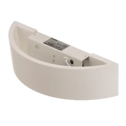 Aplique de pared Lindby Konstantin, ancho 30 cm, blanco, escayola, E14