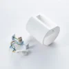 Aplique de pared Lindby Krista, blanco, escayola, arriba/abajo, pintable, G9