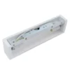 Aplique de pared Lindby Matteo, blanco, escayola, 36 cm, E14, pintable