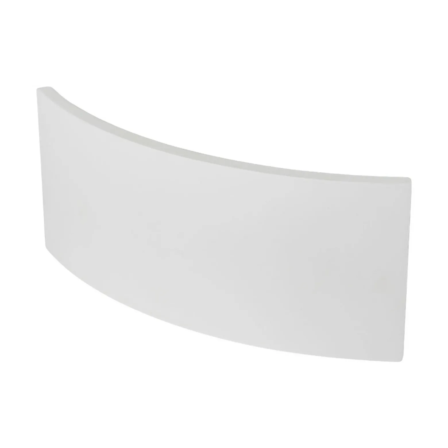 Aplique de pared Lindby Naike, blanco, escayola, altura 15 cm