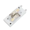 Aplique de pared Lindby Novali, blanco, escayola, arriba/abajo, 26 cm, G9