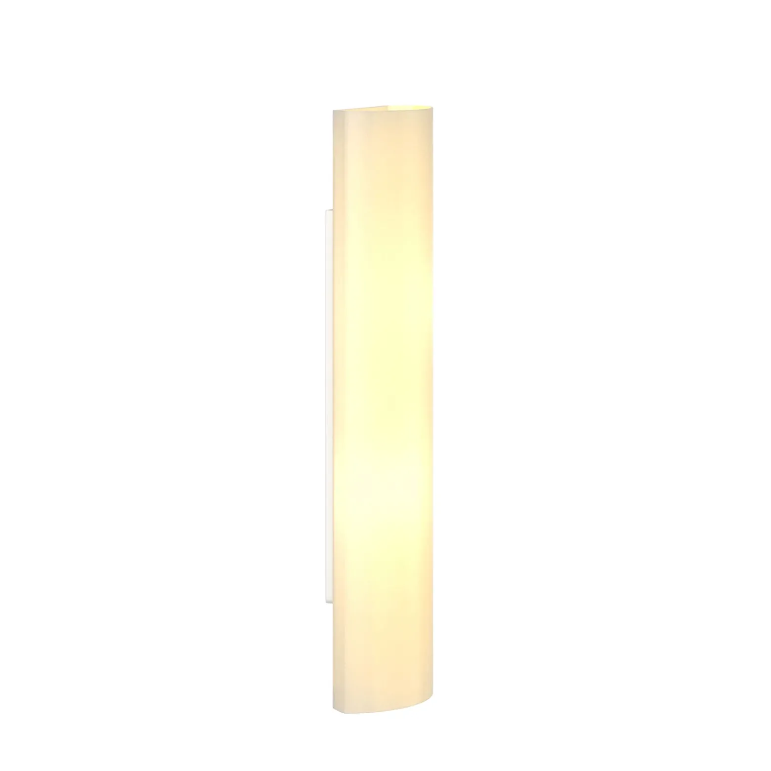 Aplique de pared Lindby Ophelia, altura 39 cm, blanco, cristal