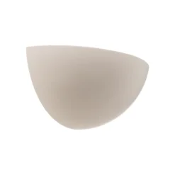 Aplique de pared Lindby Pascali, altura 13 cm, blanco, escayola