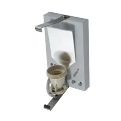 Aplique de pared Lindby «Phil», blanco, cristal, altura 21 cm