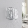 Aplique de pared Lindby Sofia, transparente, acrílico, 23cm