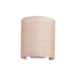 Aplique de pared Lindby Soula, 20 cm, beige, plástico, E27