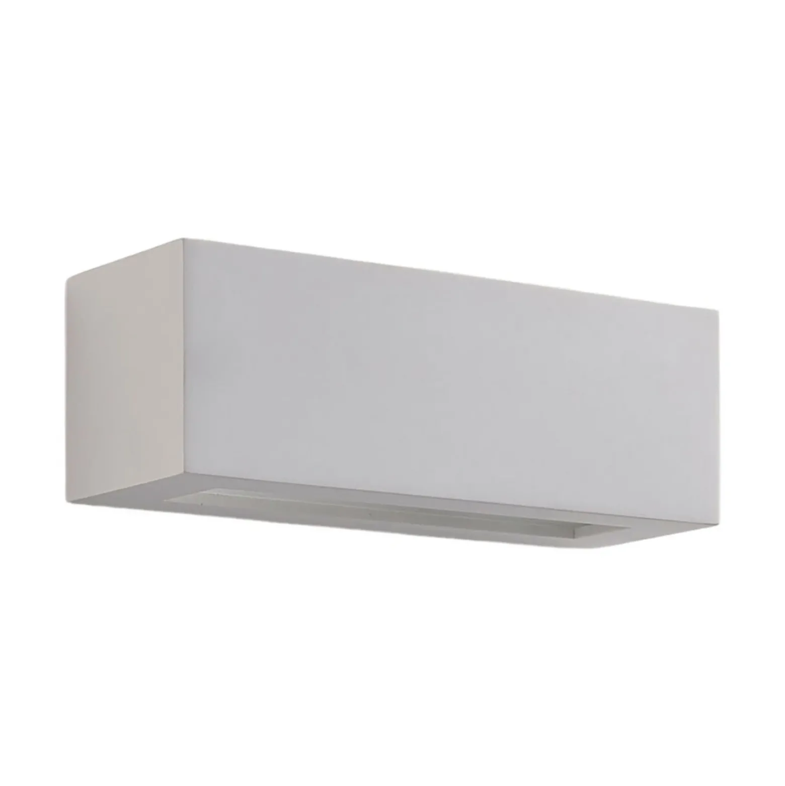 Aplique de pared Lindby Tjada, 22 cm, blanco, escayola, G9, pintable