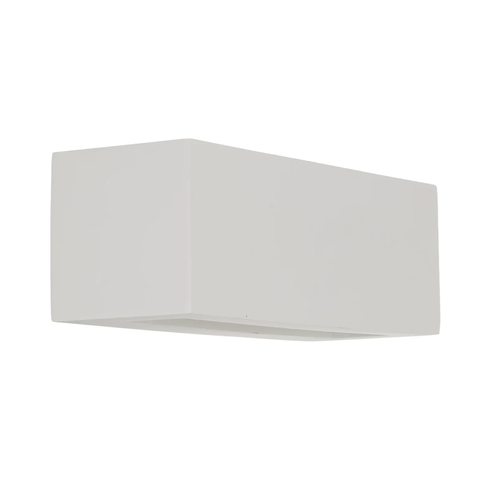 Aplique de pared Lindby Tjada, 22 cm, blanco, escayola, G9, pintable