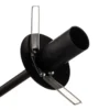Aplique de pared Linear, negro/grafito, 2 luces