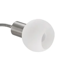 Aplique de pared Lioma de Lindby con brazo flexible, níquel