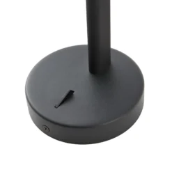 Aplique de pared Lucande Marvaine, negro/oro, regulable