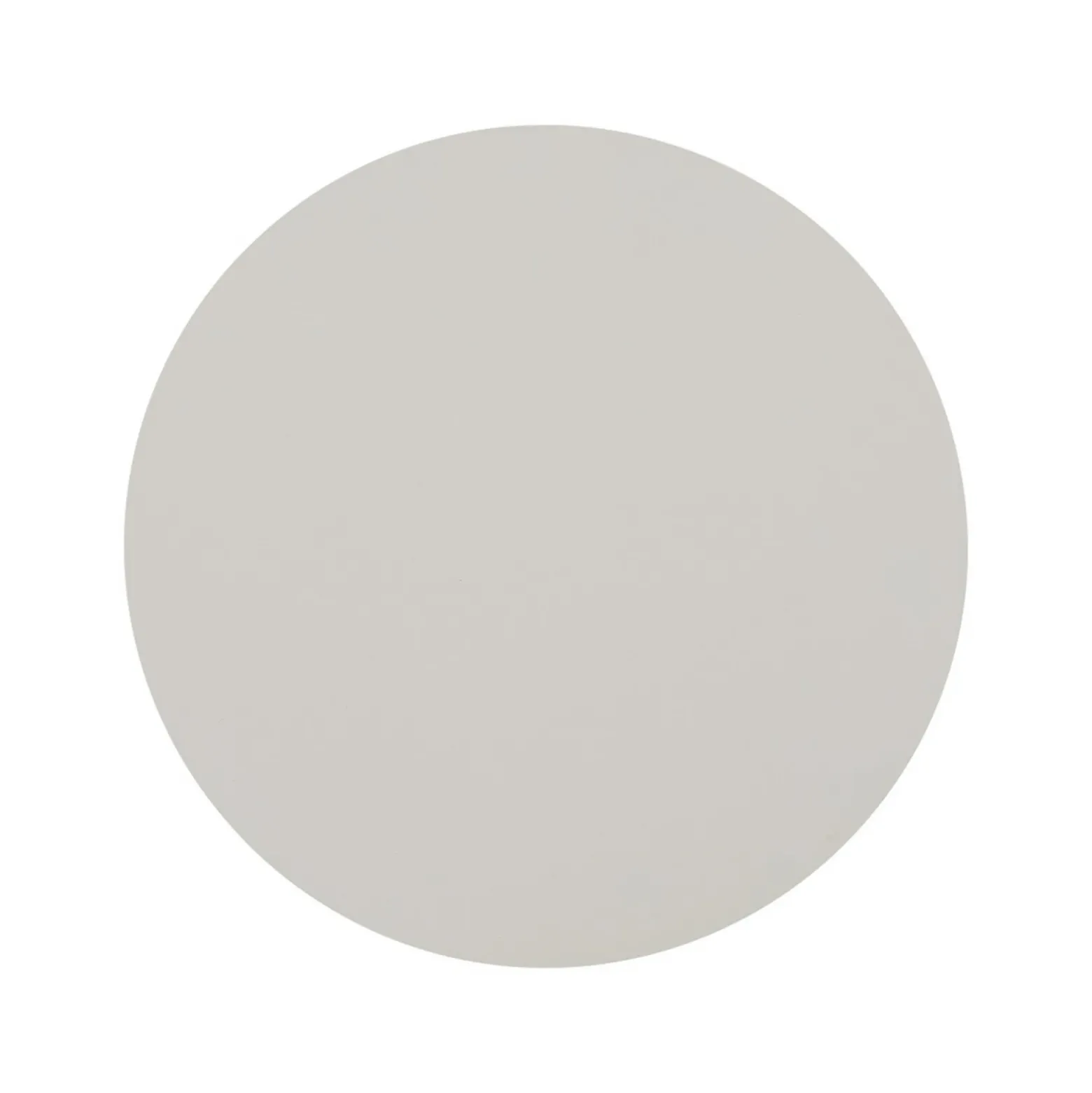 Aplique de pared Luna, beige, luz indirecta, Ø 30 cm, acero