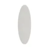 Aplique de pared Luna, beige, luz indirecta, Ø 30 cm, acero