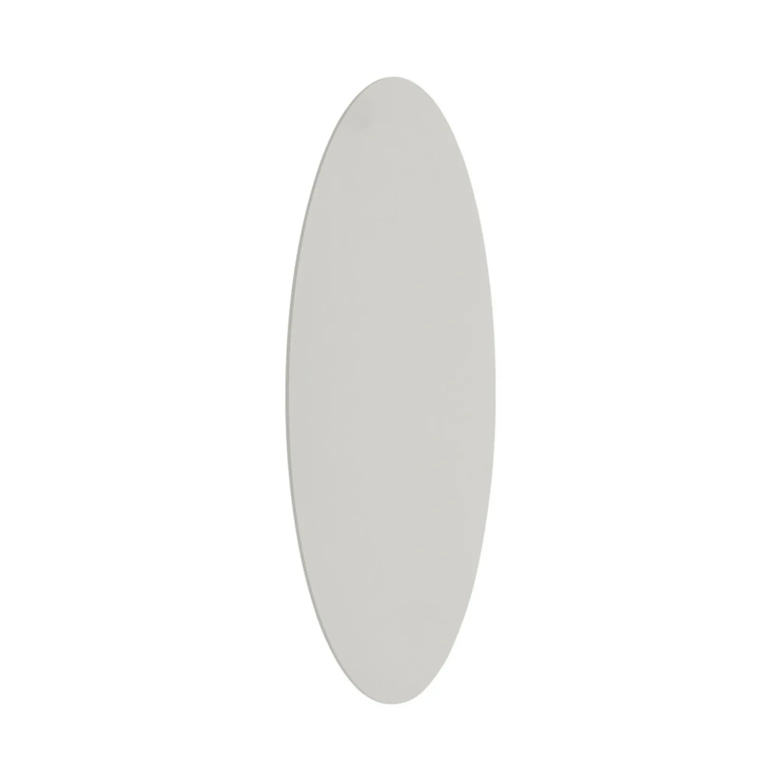 Aplique de pared Luna, beige, luz indirecta, Ø 30 cm, acero