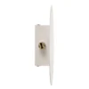 Aplique de pared Lunia New, blanco, Ø 20 cm