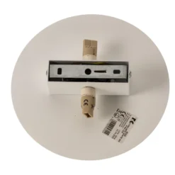 Aplique de pared Lunia New, blanco, Ø 20 cm