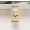 Aplique de pared Lunia New, blanco, Ø 40 cm