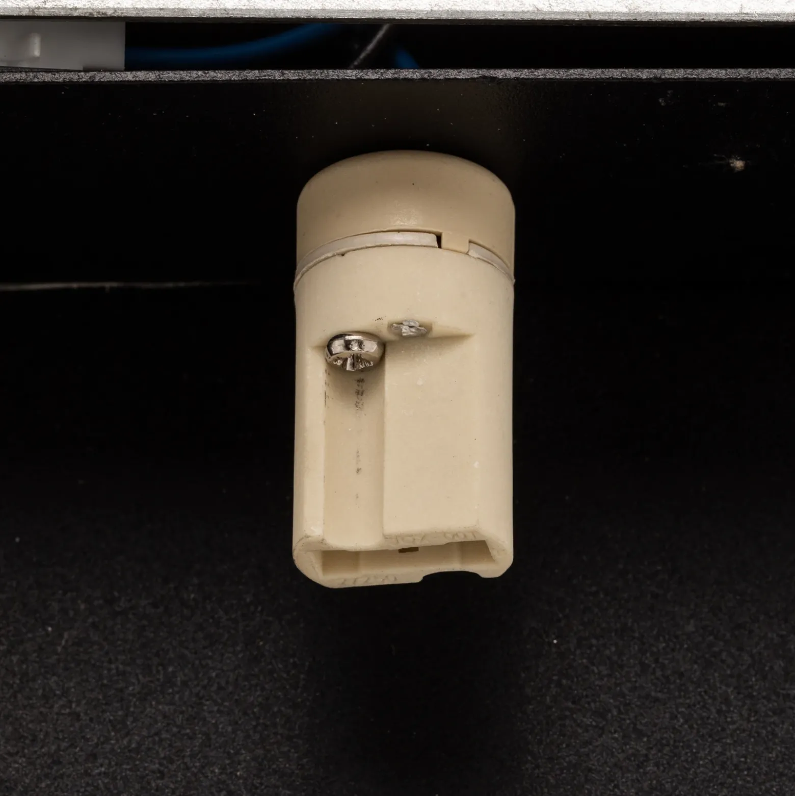 Aplique de pared Lunia New, negro, Ø 20 cm