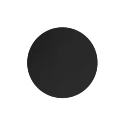 Aplique de pared Lunia New, negra, Ø 40 cm