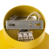 Aplique de pared Mado, amarillo, metal, 10 cm de ancho, G9