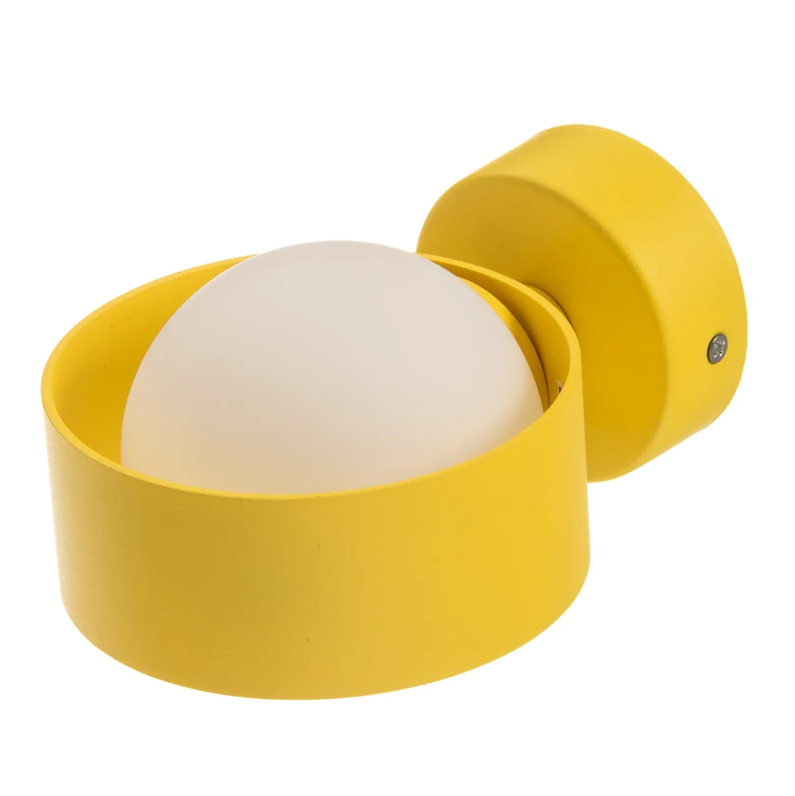 Aplique de pared Mado de acero, amarillo, 1 luz