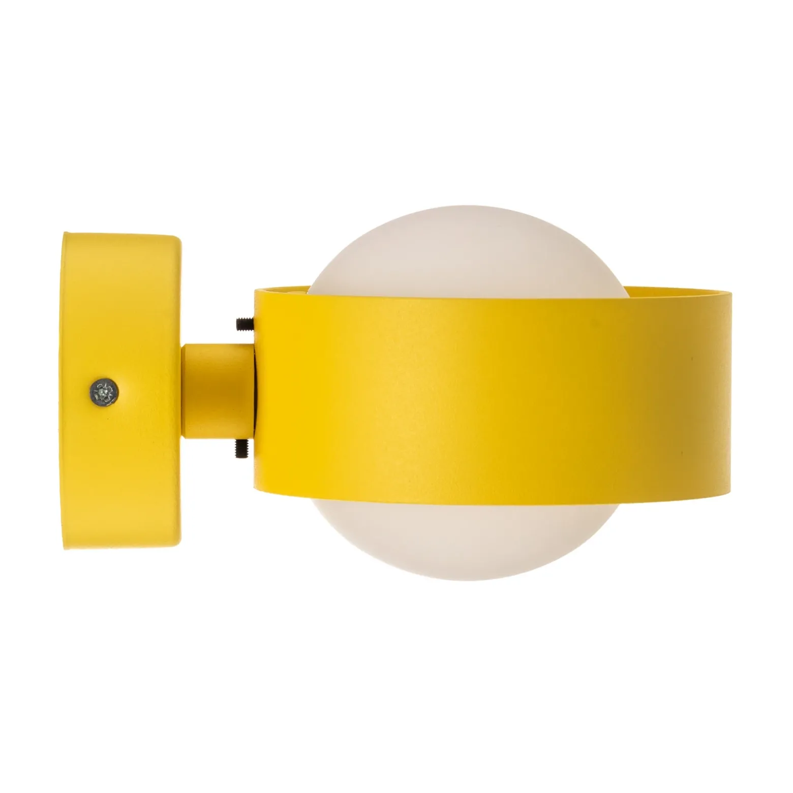 Aplique de pared Mado de acero, amarillo, 1 luz