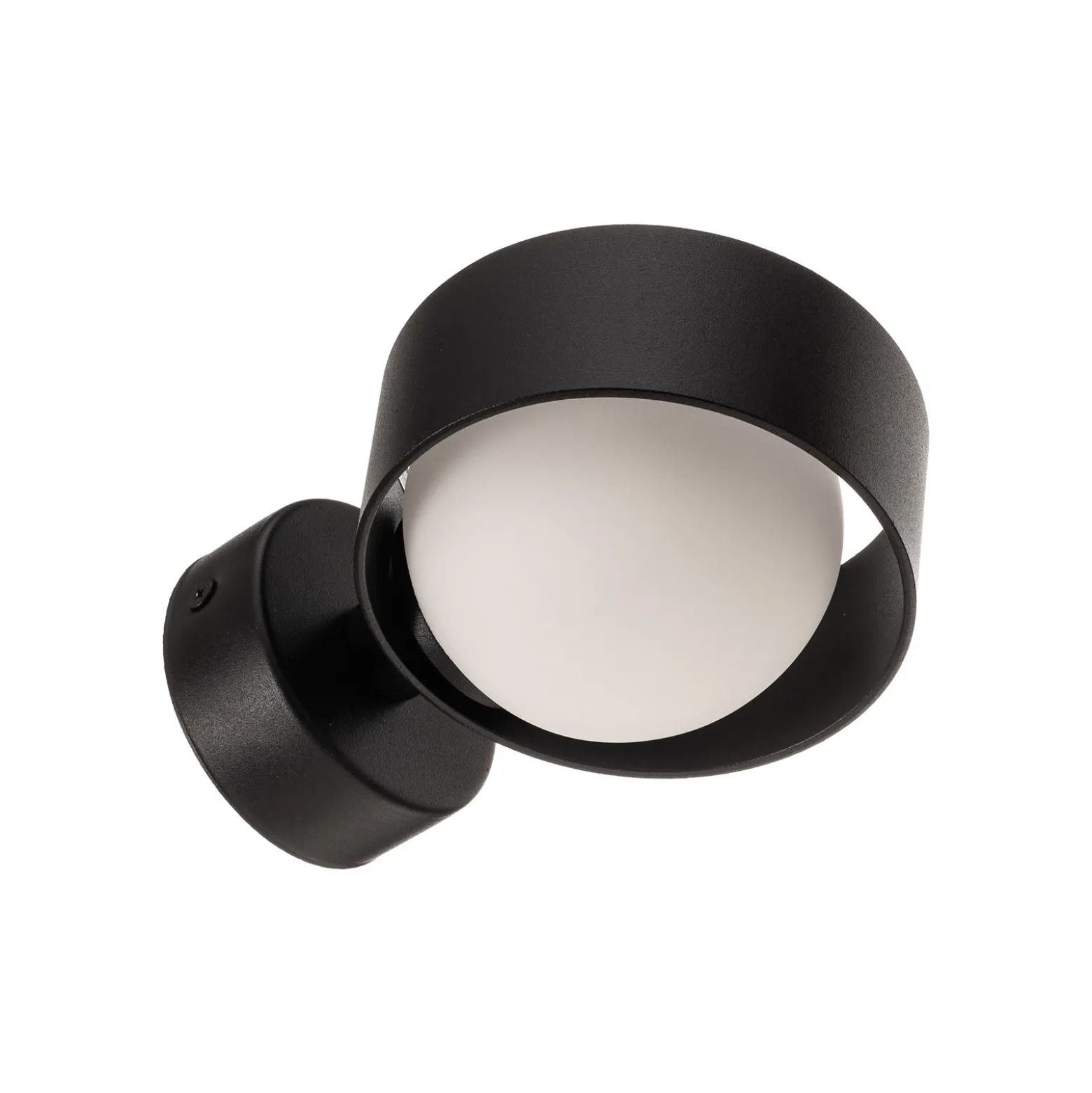 Aplique de pared Mado de acero, negro, 1 luz