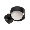 Aplique de pared Mado de acero, negro, 1 luz
