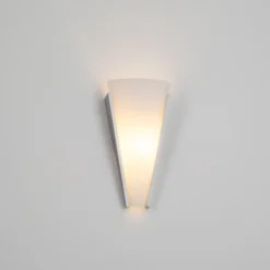 Aplique de pared Magnus de Lindby, blanco, cristal, altura 31 cm, E14