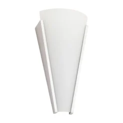 Aplique de pared Magnus de Lindby, blanco, cristal, altura 31 cm, E14
